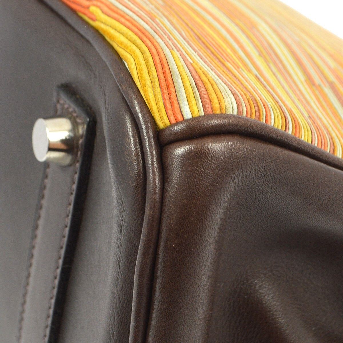 Hermes Hermes Birkin Handbag Vibrato and Box Calf Size ONE SIZE - 5 Thumbnail