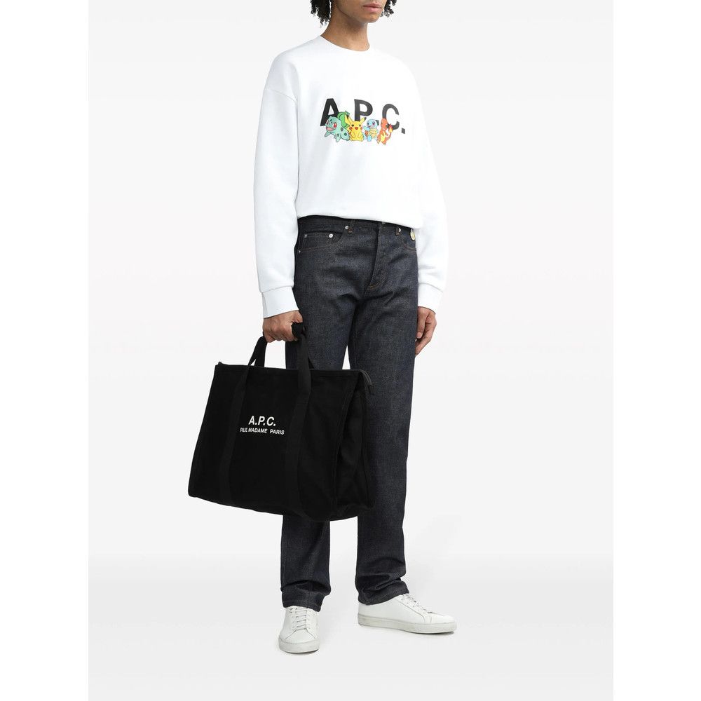 A.P.C. A.p.c. BLACK Tote Bags Size ONE SIZE - 6 Thumbnail
