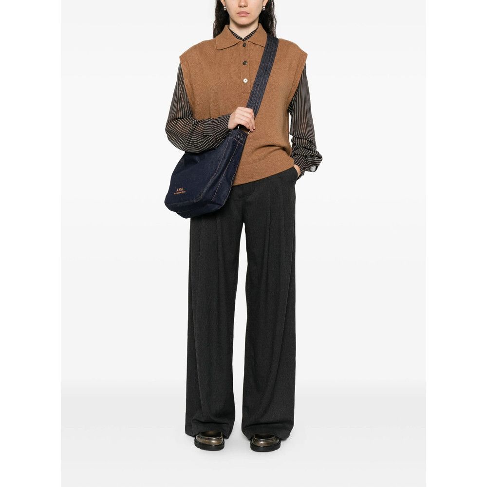 A.P.C. A.p.c. BLUE Shoulder Bags Size ONE SIZE - 2 Thumbnail