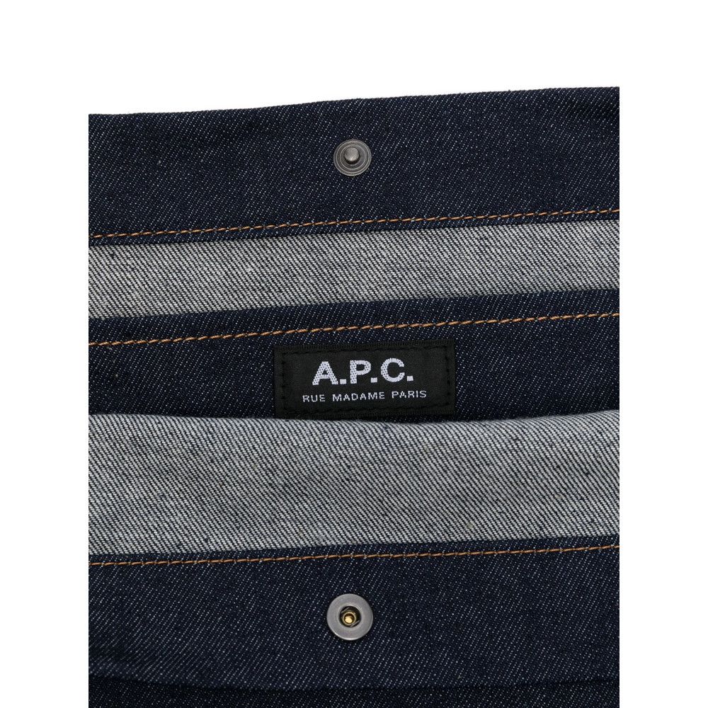 A.P.C. A.p.c. BLUE Shoulder Bags Size ONE SIZE - 3 Thumbnail