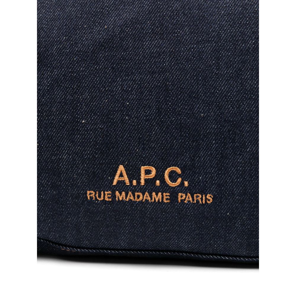 A.P.C. A.p.c. BLUE Shoulder Bags Size ONE SIZE - 5 Thumbnail