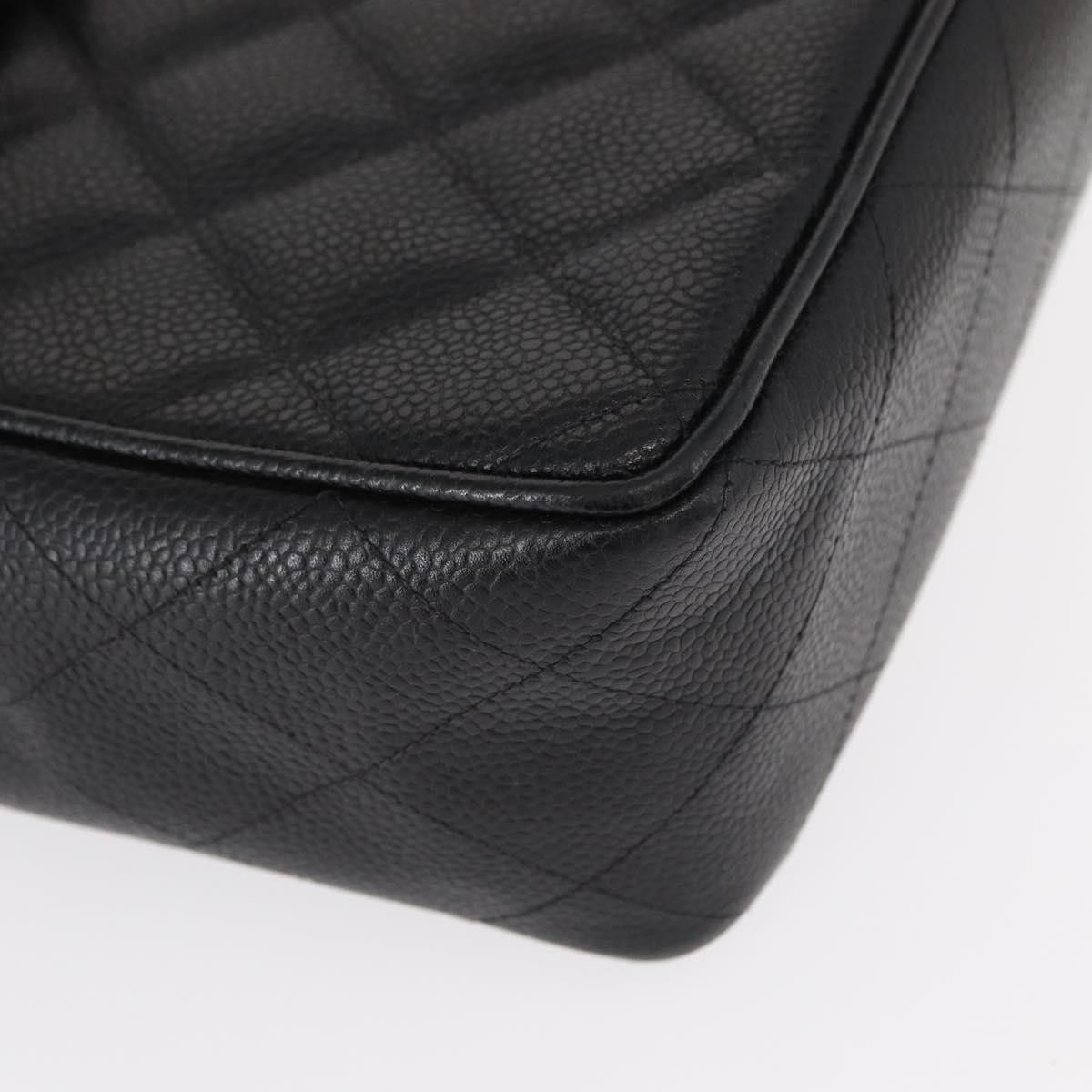 Chanel Chanel Vintage Classic Single Flap Bag Quilted Caviar Size ONE SIZE - 8 Thumbnail
