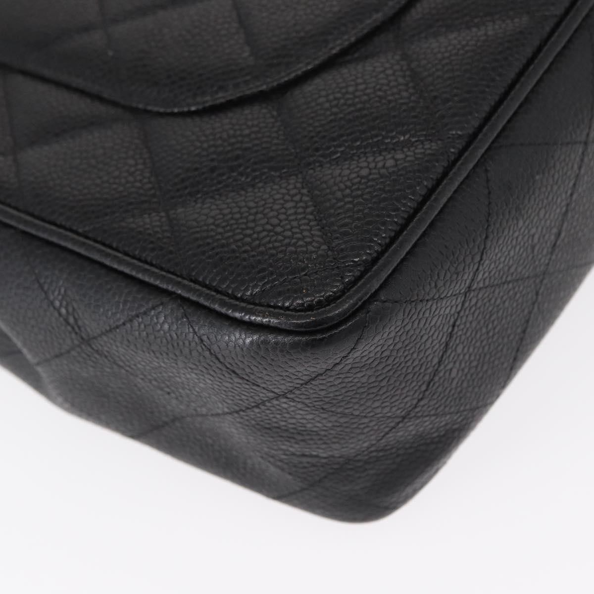 Chanel Chanel Vintage Classic Single Flap Bag Quilted Caviar Size ONE SIZE - 10 Thumbnail