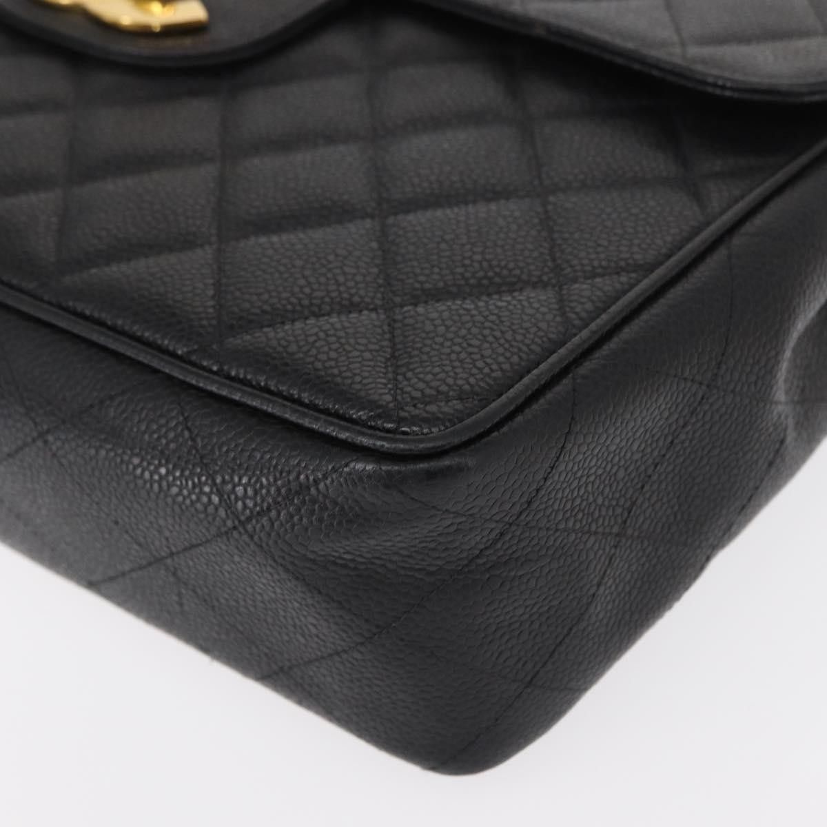 Chanel Chanel Vintage Classic Single Flap Bag Quilted Caviar Size ONE SIZE - 9 Thumbnail