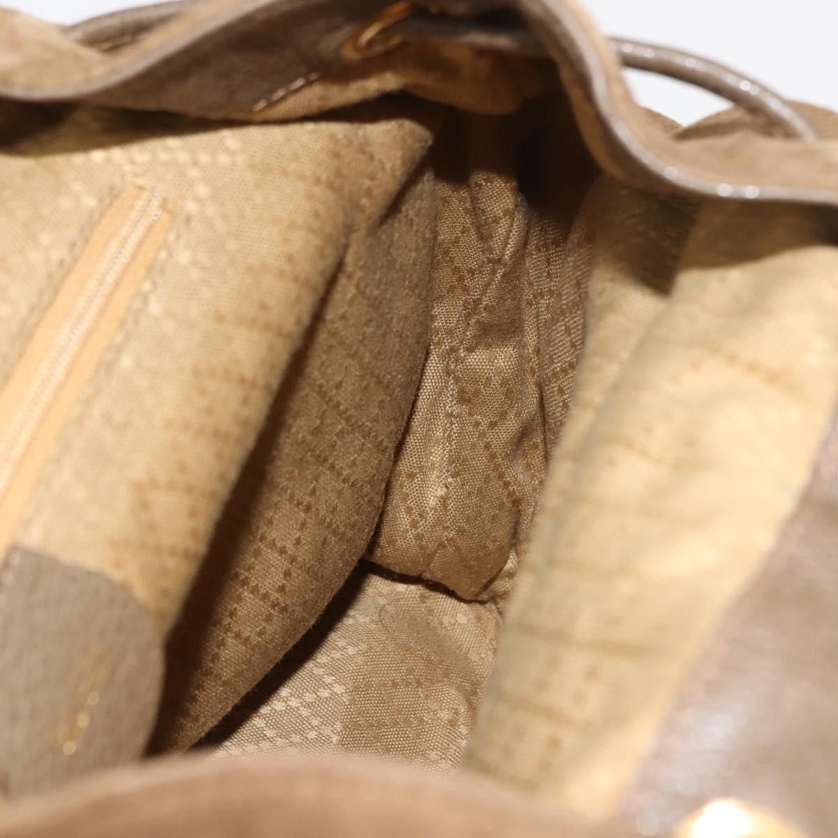 Gucci Gucci Vintage Bamboo Backpack Suede Size ONE SIZE - 24 Thumbnail