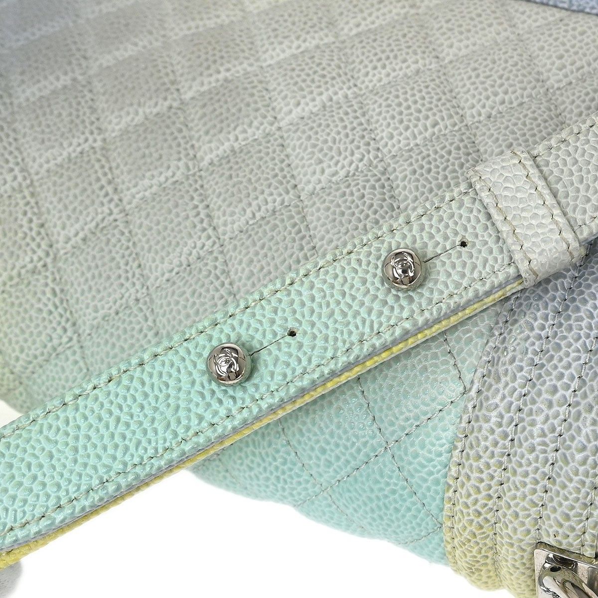 Chanel Chanel Rainbow Boy Flap Bag Quilted Painted Caviar Size ONE SIZE - 8 Thumbnail