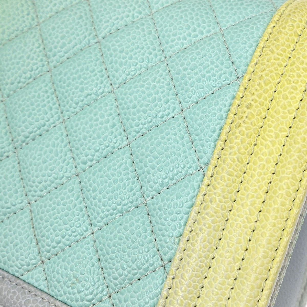 Chanel Chanel Rainbow Boy Flap Bag Quilted Painted Caviar Size ONE SIZE - 9 Thumbnail