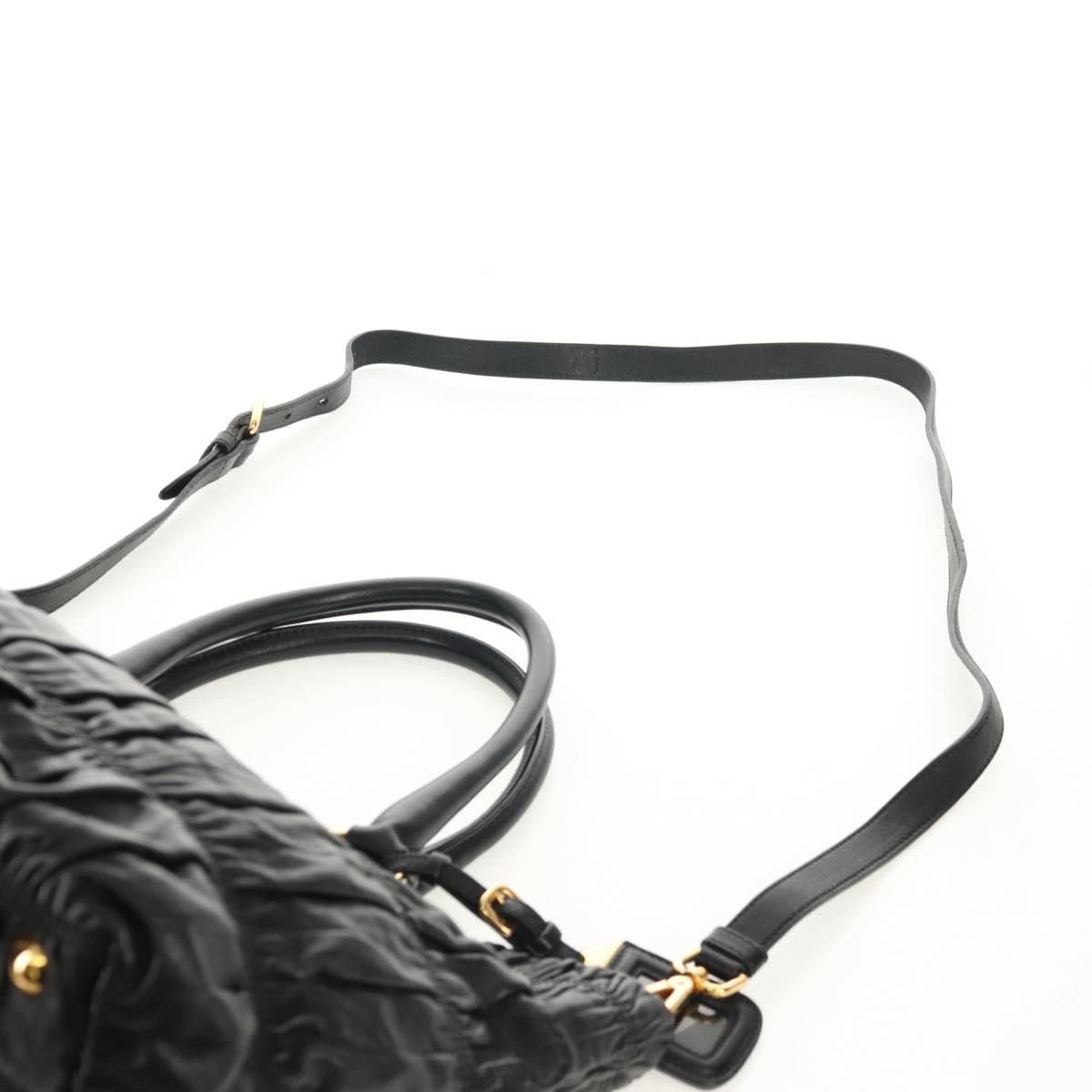 Prada Prada Gaufre Convertible Tote Nappa Leather Size ONE SIZE - 17 Thumbnail