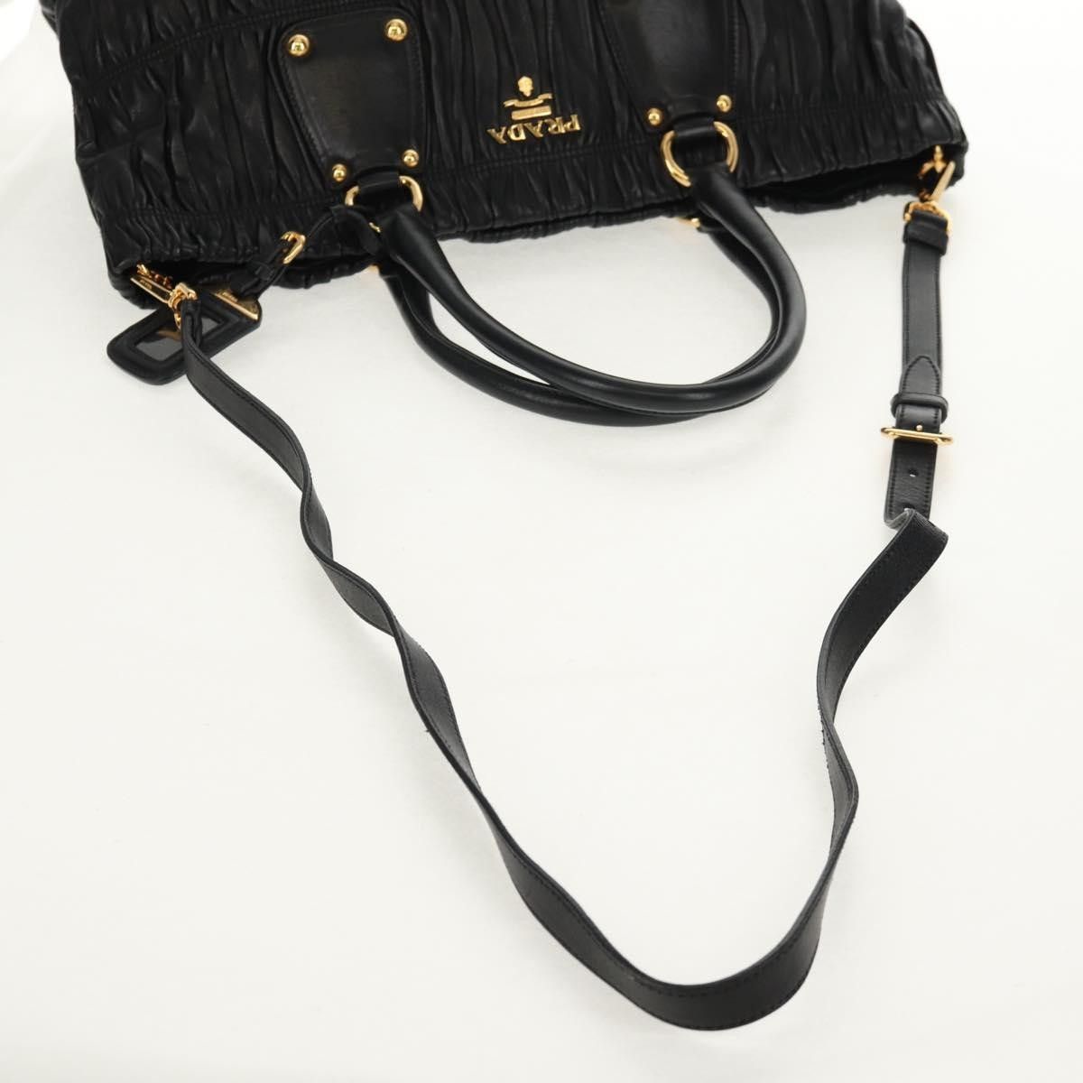 Prada Prada Gaufre Convertible Tote Nappa Leather Size ONE SIZE - 15 Thumbnail