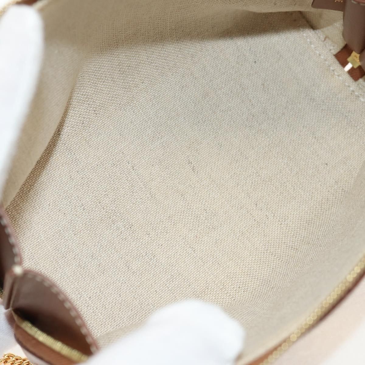 Celine Celine Triomphe Chain Shoulder Bag Triomphe Coated Canvas Size ONE SIZE - 5 Thumbnail
