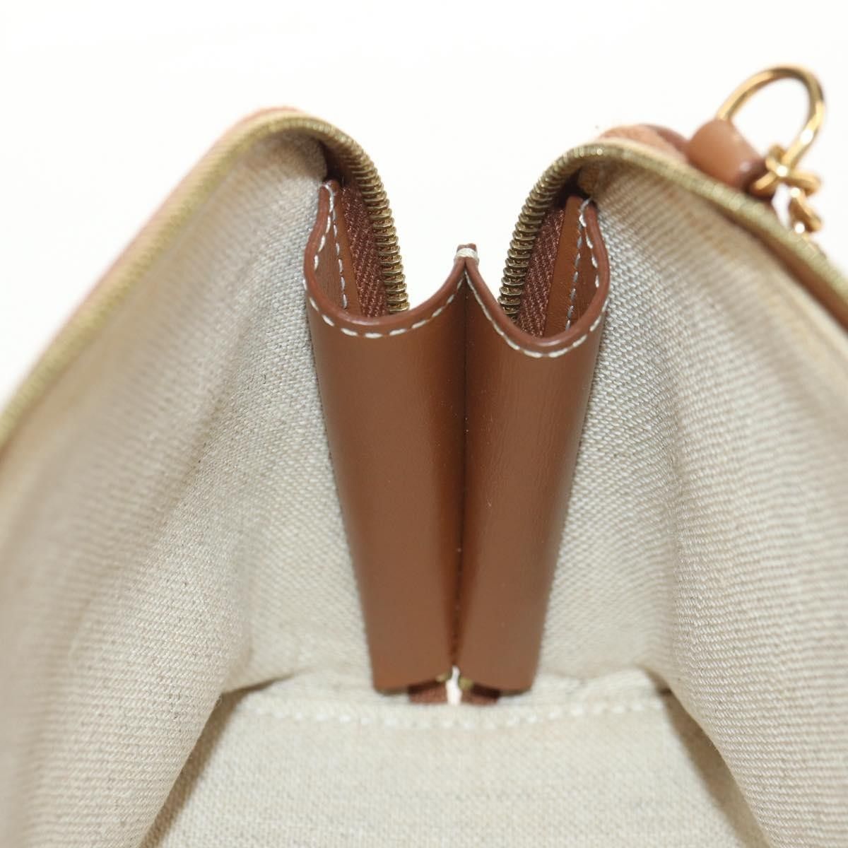 Celine Celine Triomphe Chain Shoulder Bag Triomphe Coated Canvas Size ONE SIZE - 23 Thumbnail