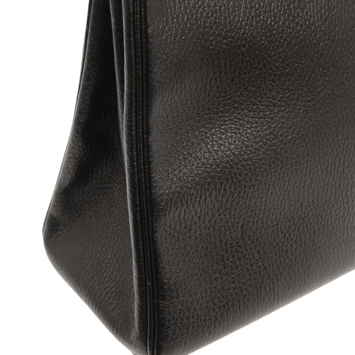 Hermes Hermes Kelly Handbag Black Ardennes with Gold Hardware Size ONE SIZE - 6 Thumbnail