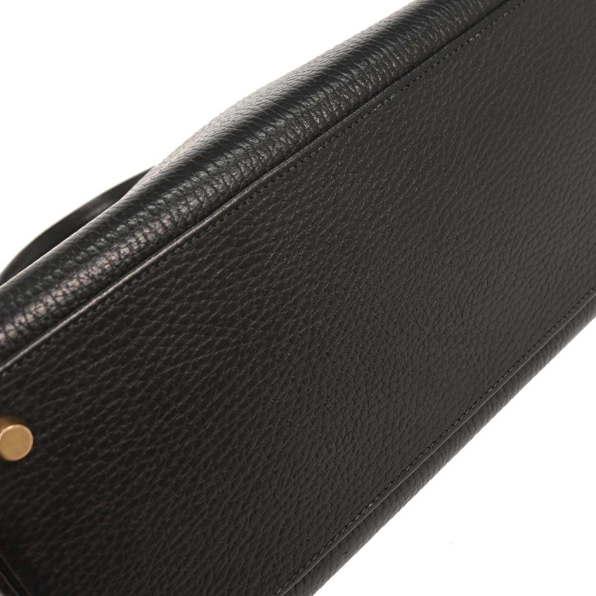 Hermes Hermes Kelly Handbag Black Ardennes with Gold Hardware Size ONE SIZE - 7 Thumbnail
