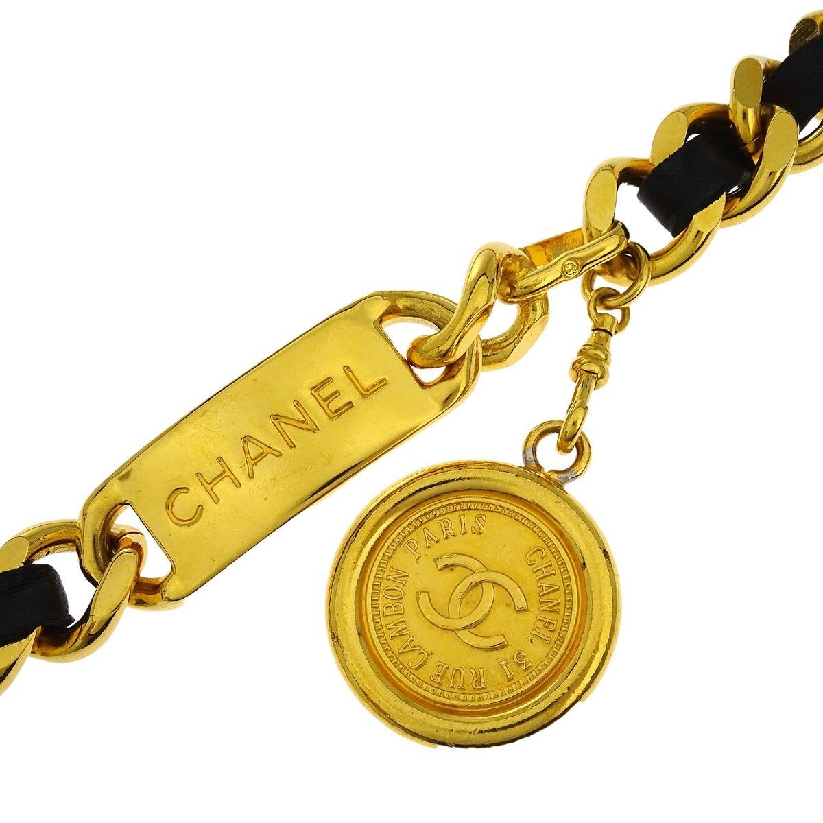 Chanel Chanel Medallion Chain Link Belt Metal Size ONE SIZE - 2 Thumbnail