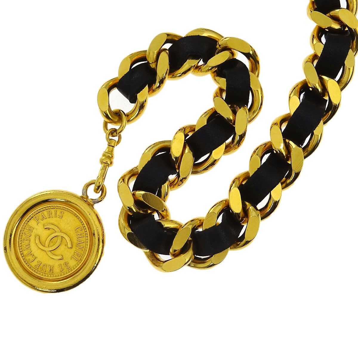 Chanel Chanel Medallion Chain Link Belt Metal Size ONE SIZE - 3 Thumbnail