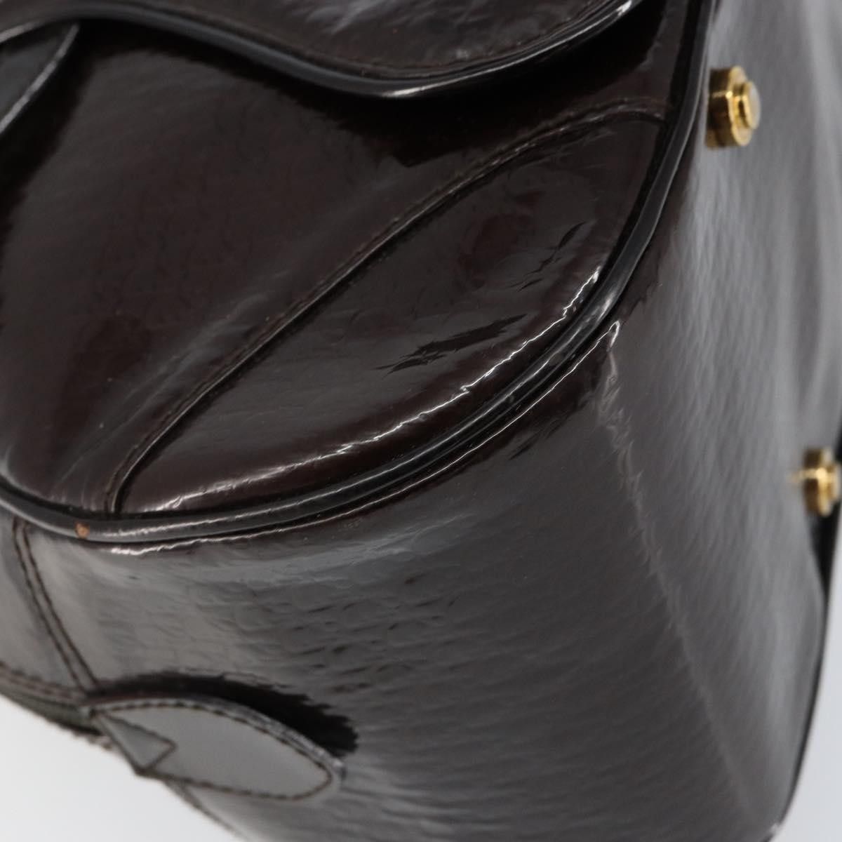 Dior Christian Dior Vintage Saddle Bowler Bag Trotter Canvas Size ONE SIZE - 10 Thumbnail