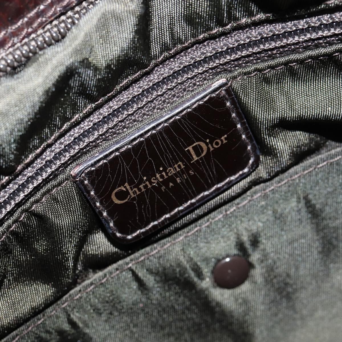 Dior Christian Dior Vintage Saddle Bowler Bag Trotter Canvas Size ONE SIZE - 7 Thumbnail