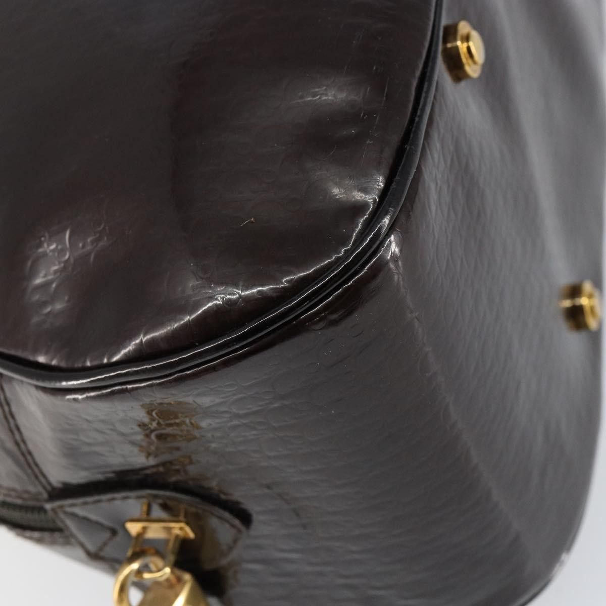 Dior Christian Dior Vintage Saddle Bowler Bag Trotter Canvas Size ONE SIZE - 12 Thumbnail