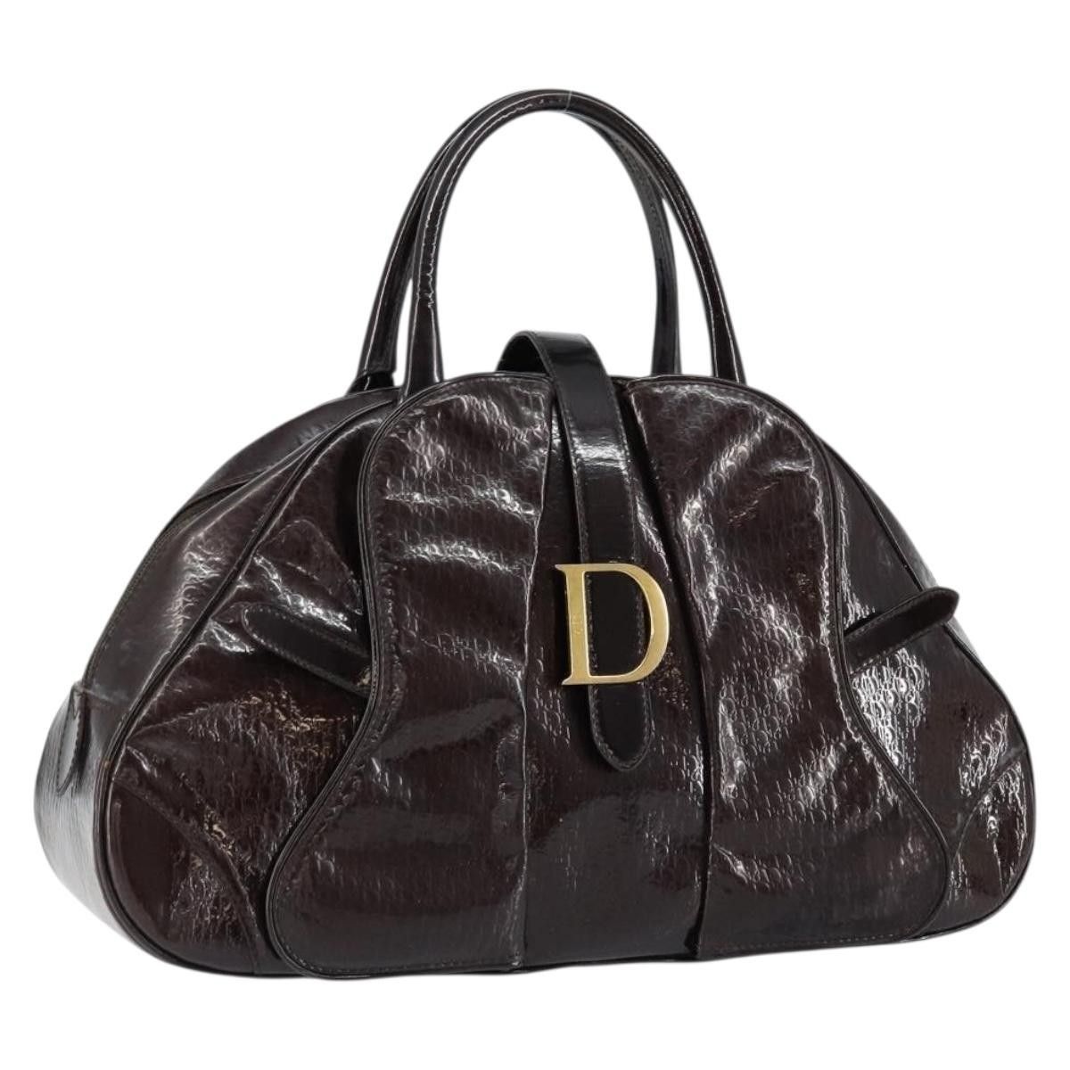 Dior Christian Dior Vintage Saddle Bowler Bag Trotter Canvas Size ONE SIZE - 15 Thumbnail