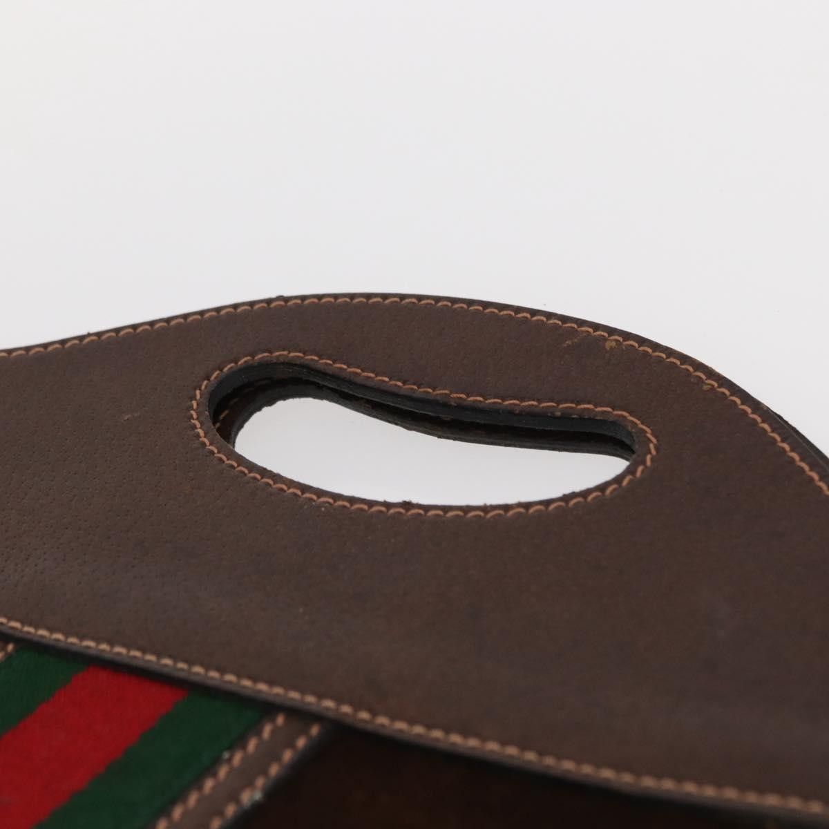 Gucci Gucci Vintage Web Sherry Line Suede Size ONE SIZE - 13 Thumbnail