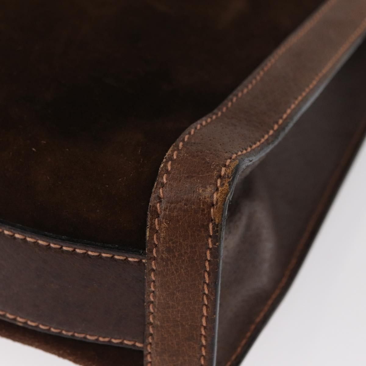 Gucci Gucci Vintage Web Sherry Line Suede Size ONE SIZE - 9 Thumbnail