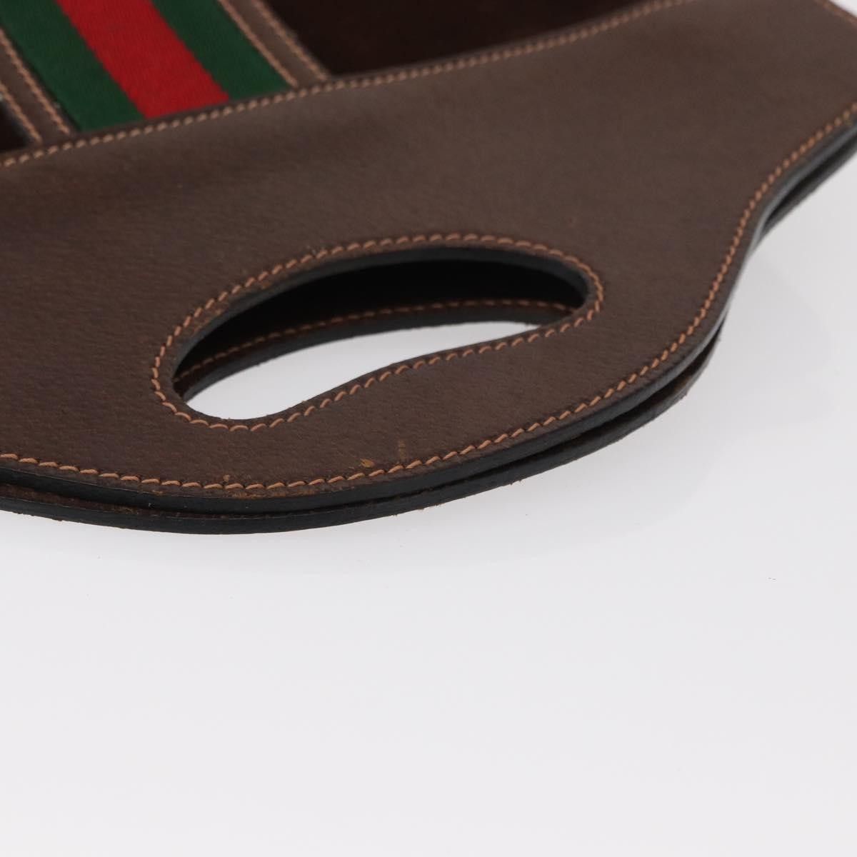 Gucci Gucci Vintage Web Sherry Line Suede Size ONE SIZE - 7 Thumbnail