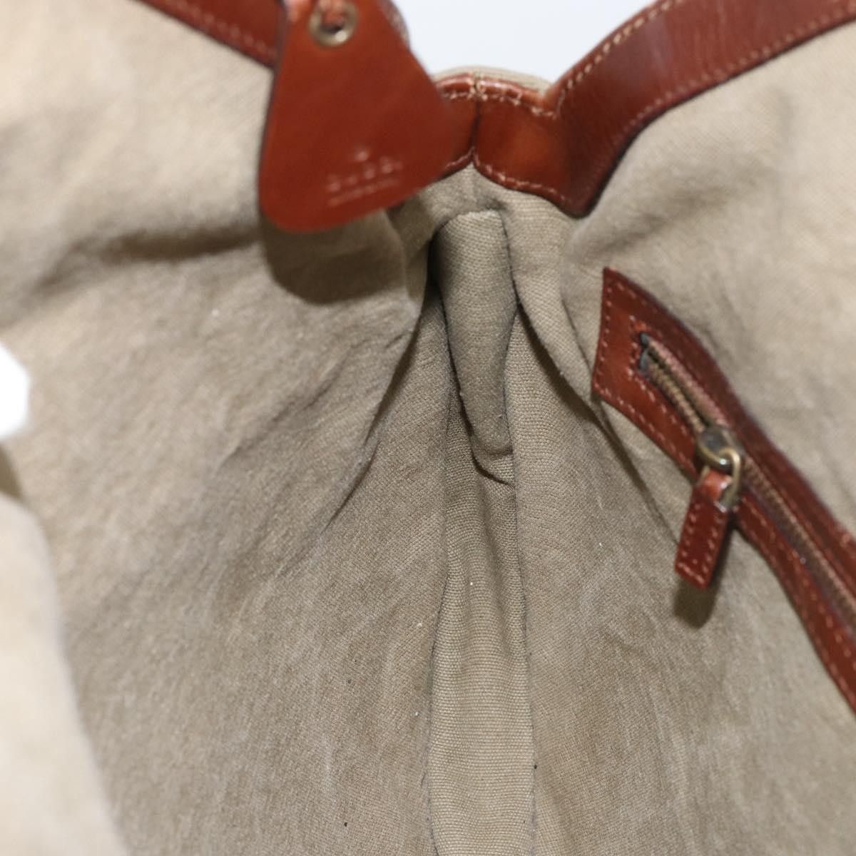 Gucci Gucci Vintage Bamboo Hobo Canvas Size ONE SIZE - 21 Thumbnail