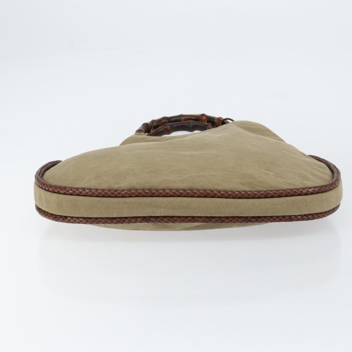 Gucci Gucci Vintage Bamboo Hobo Canvas Size ONE SIZE - 17 Thumbnail