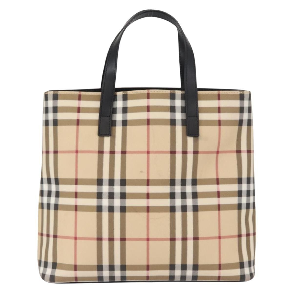 Burberry Burberry Top Handle Tote Nova Check Canvas Size ONE SIZE - 2 Thumbnail