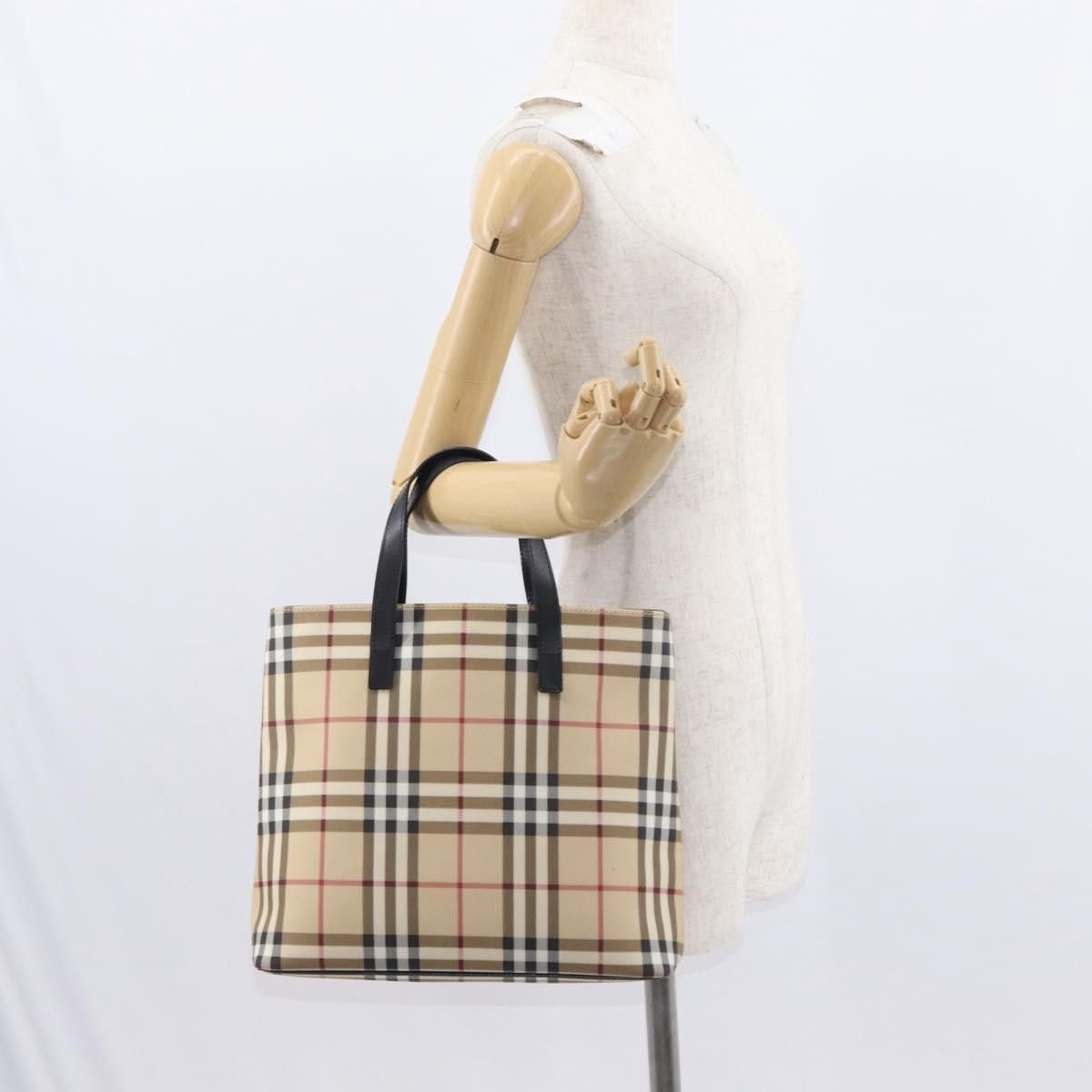 Burberry Burberry Top Handle Tote Nova Check Canvas Size ONE SIZE - 13 Thumbnail