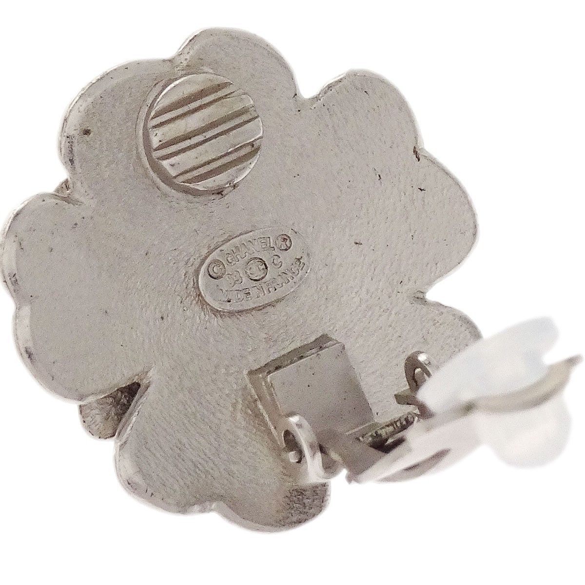 Chanel Chanel Vintage Camellia Earrings Enamel Size ONE SIZE - 4 Thumbnail