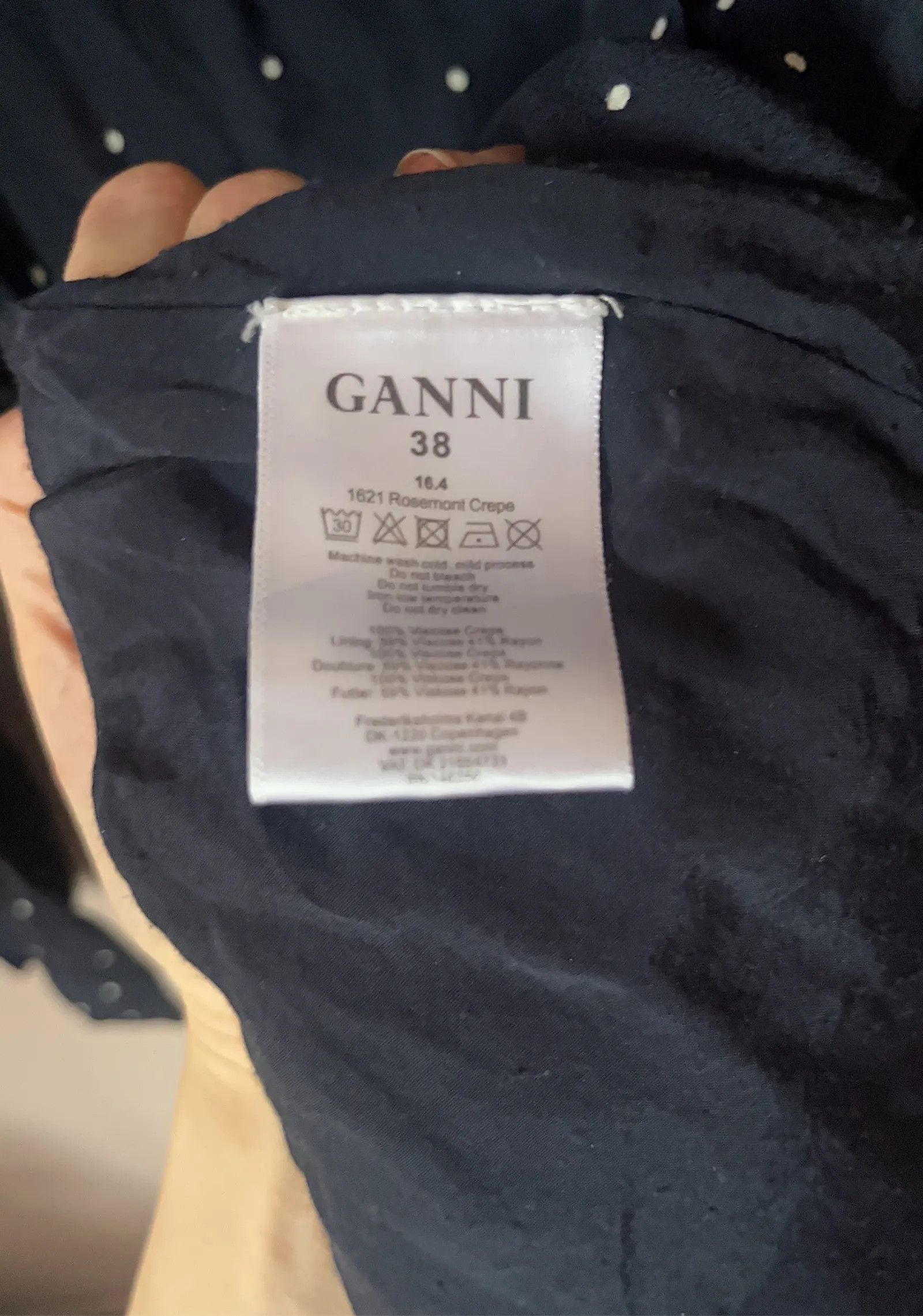 Ganni Ganni Rosemont crepe Dress Size S / US 4 / IT 40 - 3 Thumbnail