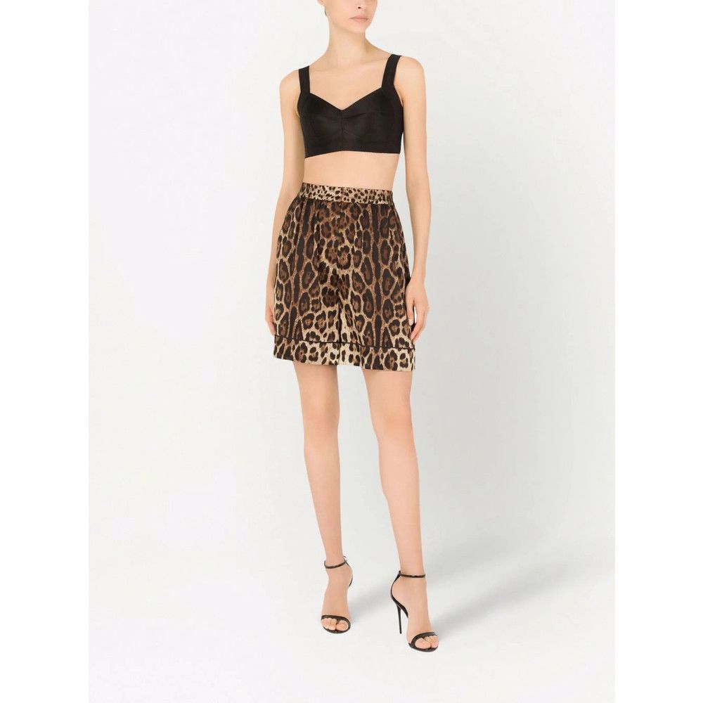 Dolce & Gabbana Dolce & Gabbana BROWN Shorts - Short Shorts Size 30" / US 8 / IT 44 - 3 Thumbnail