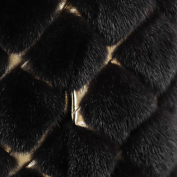 Other Other BRASCHI Loro Piana NAFA Mink Fur Vest Natural Material Outerwear DUTY FREE for USA Size ONE SIZE - 3 Thumbnail