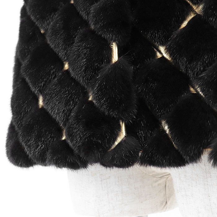Other Other BRASCHI Loro Piana NAFA Mink Fur Vest Natural Material Outerwear DUTY FREE for USA Size ONE SIZE - 12 Thumbnail
