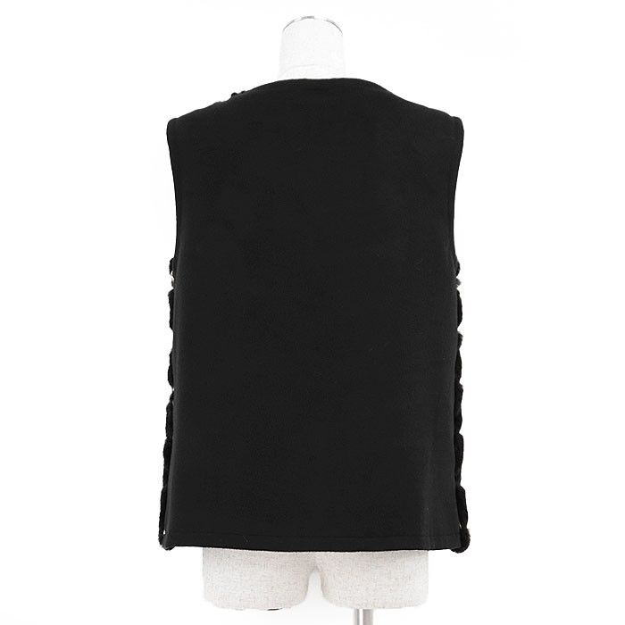 Other Other BRASCHI Loro Piana NAFA Mink Fur Vest Natural Material Outerwear DUTY FREE for USA Size ONE SIZE - 6 Thumbnail