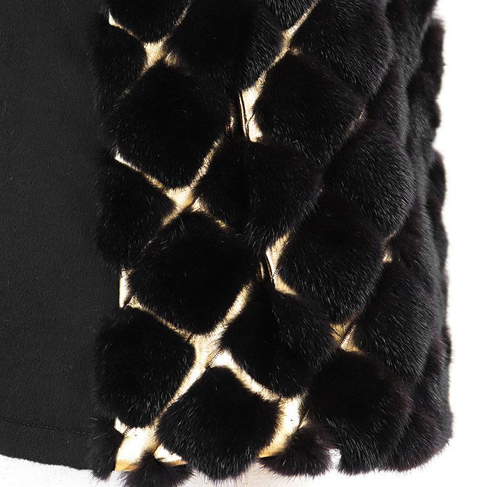 Other Other BRASCHI Loro Piana NAFA Mink Fur Vest Natural Material Outerwear DUTY FREE for USA Size ONE SIZE - 16 Thumbnail