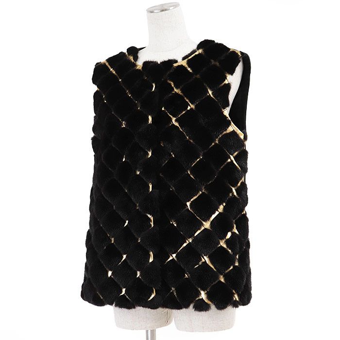 Other Other BRASCHI Loro Piana NAFA Mink Fur Vest Natural Material Outerwear DUTY FREE for USA Size ONE SIZE - 11 Thumbnail