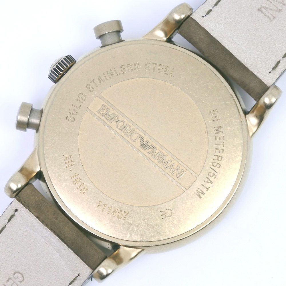 Armani Armani Emporio Armani AR-1818 Stainless Steel Watch Metal Quartz AR-1818 DUTY FREE for USA Size ONE SIZE - 7 Thumbnail