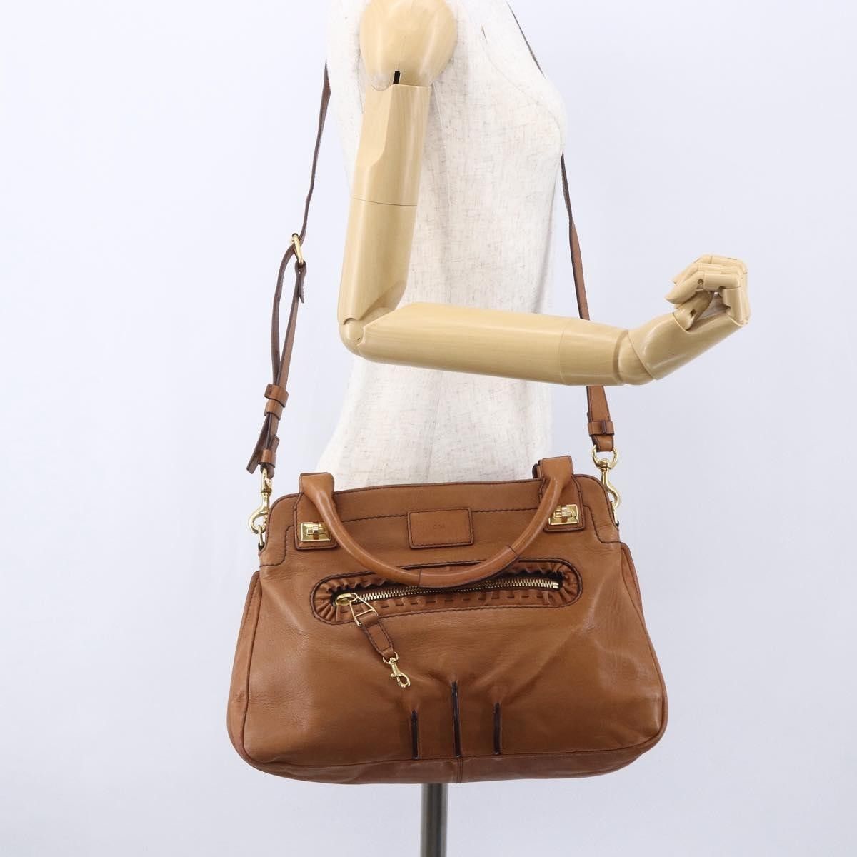Chloe Chloe Margaret Handbag Leather Size ONE SIZE - 13 Thumbnail