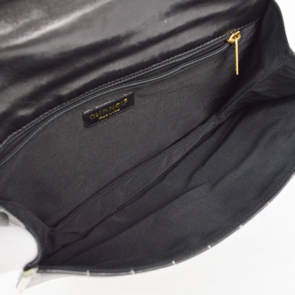 Chanel Chanel Chocolate Bar Mademoiselle Flap Bag Quilted Leather Size ONE SIZE - 3 Thumbnail