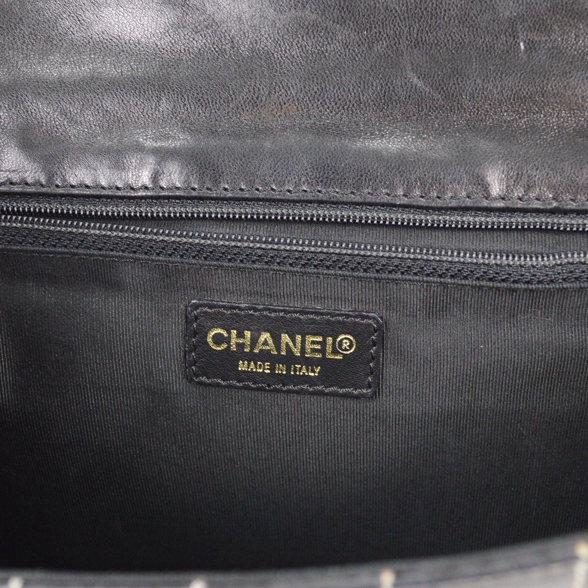 Chanel Chanel Chocolate Bar Mademoiselle Flap Bag Quilted Leather Size ONE SIZE - 4 Thumbnail