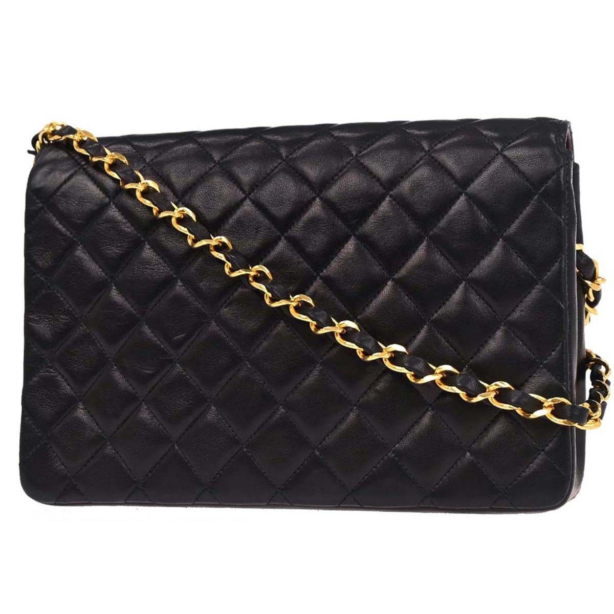 Chanel Chanel Vintage CC Chain Flap Bag Quilted Lambskin Size ONE SIZE - 2 Thumbnail