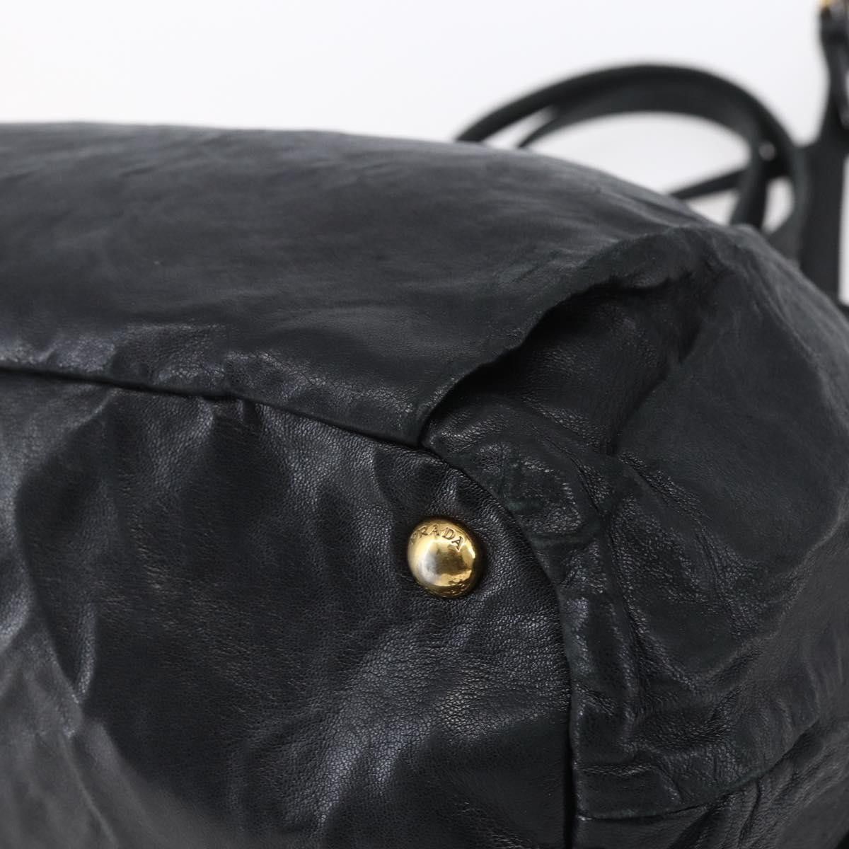 Prada Prada Bow Tie Pleated Tote Leather Size ONE SIZE - 10 Thumbnail