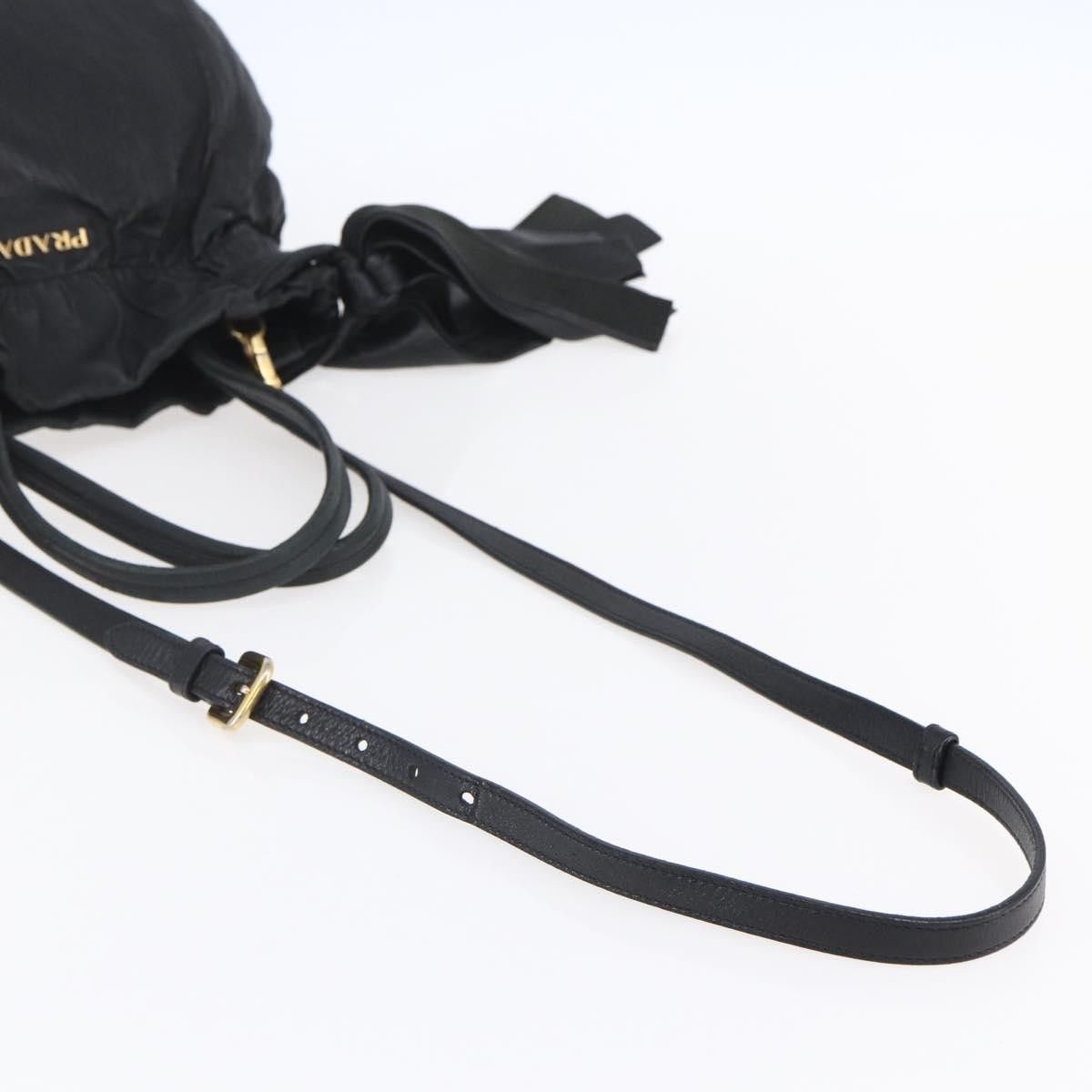 Prada Prada Bow Tie Pleated Tote Leather Size ONE SIZE - 8 Thumbnail