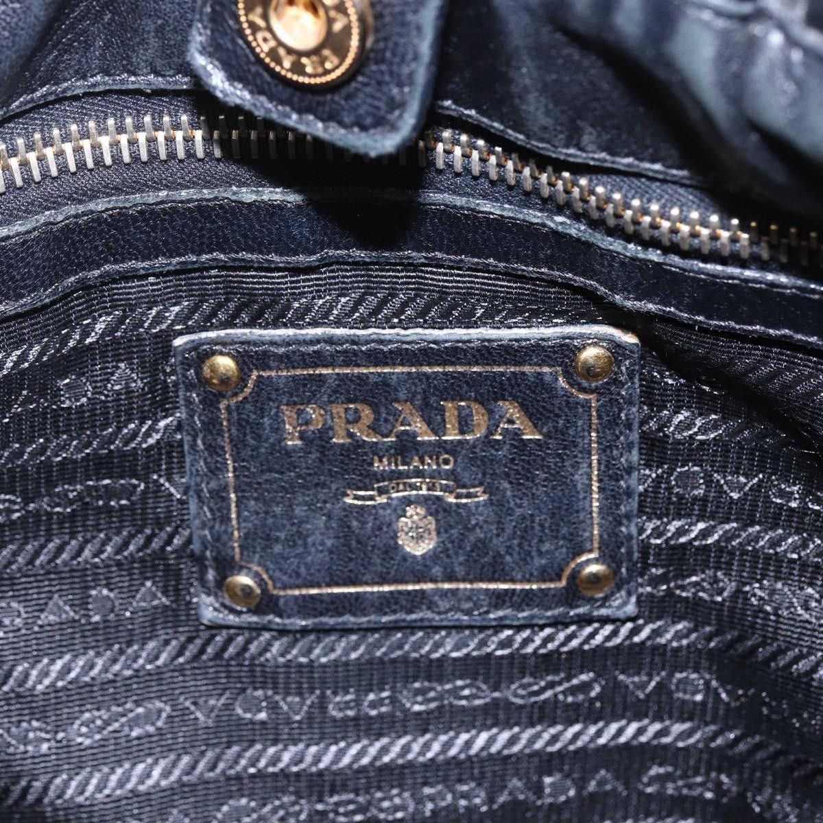 Prada Prada Bow Tie Pleated Tote Leather Size ONE SIZE - 6 Thumbnail