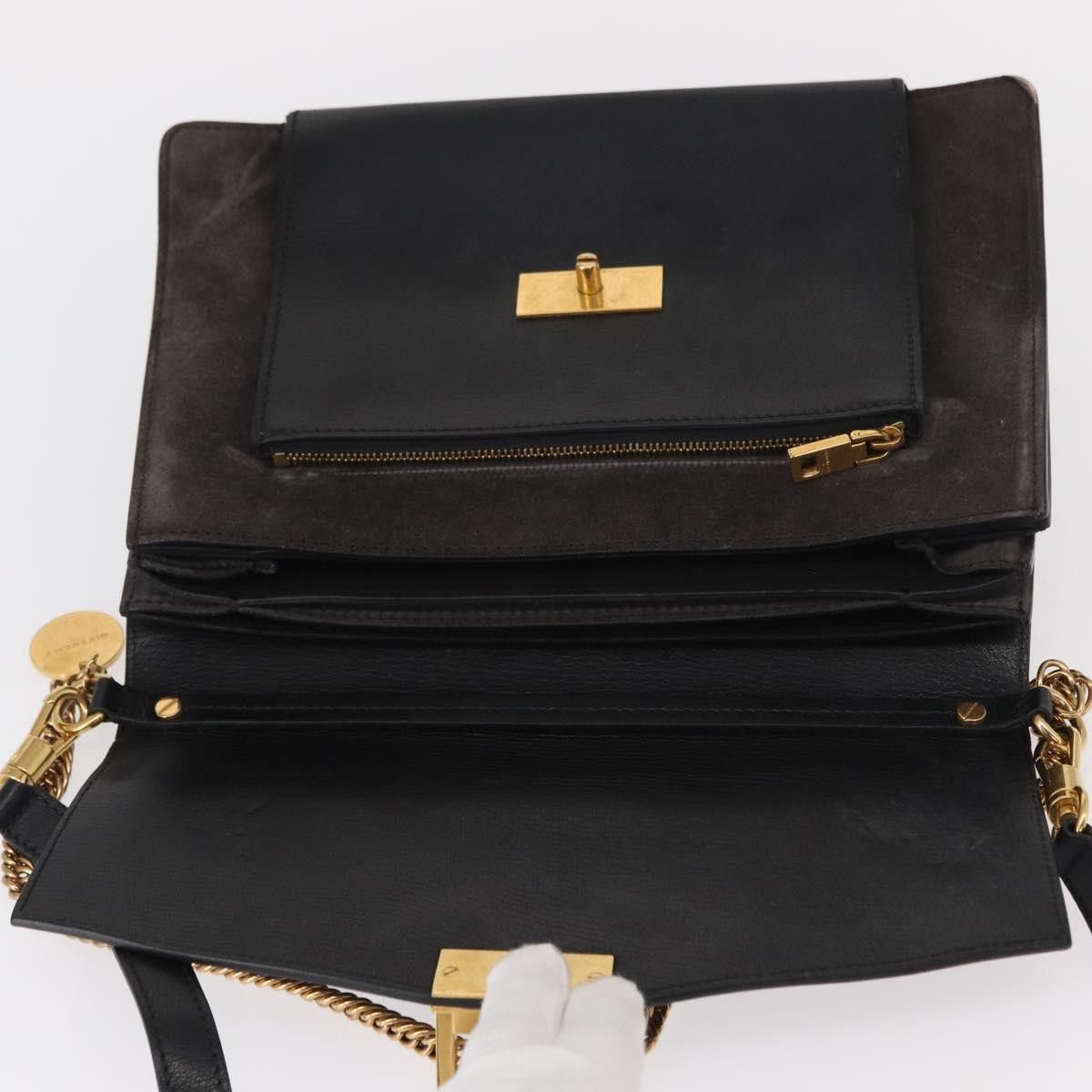 Givenchy Givenchy GV3 Flap Bag Leather Size ONE SIZE - 21 Thumbnail
