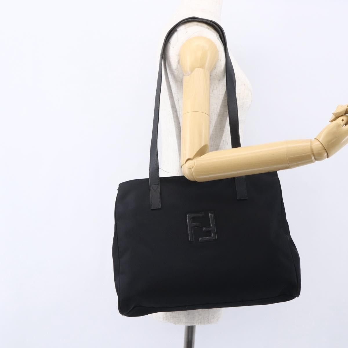 Fendi Fendi Vintage FF Tote Nylon Size ONE SIZE - 14 Thumbnail