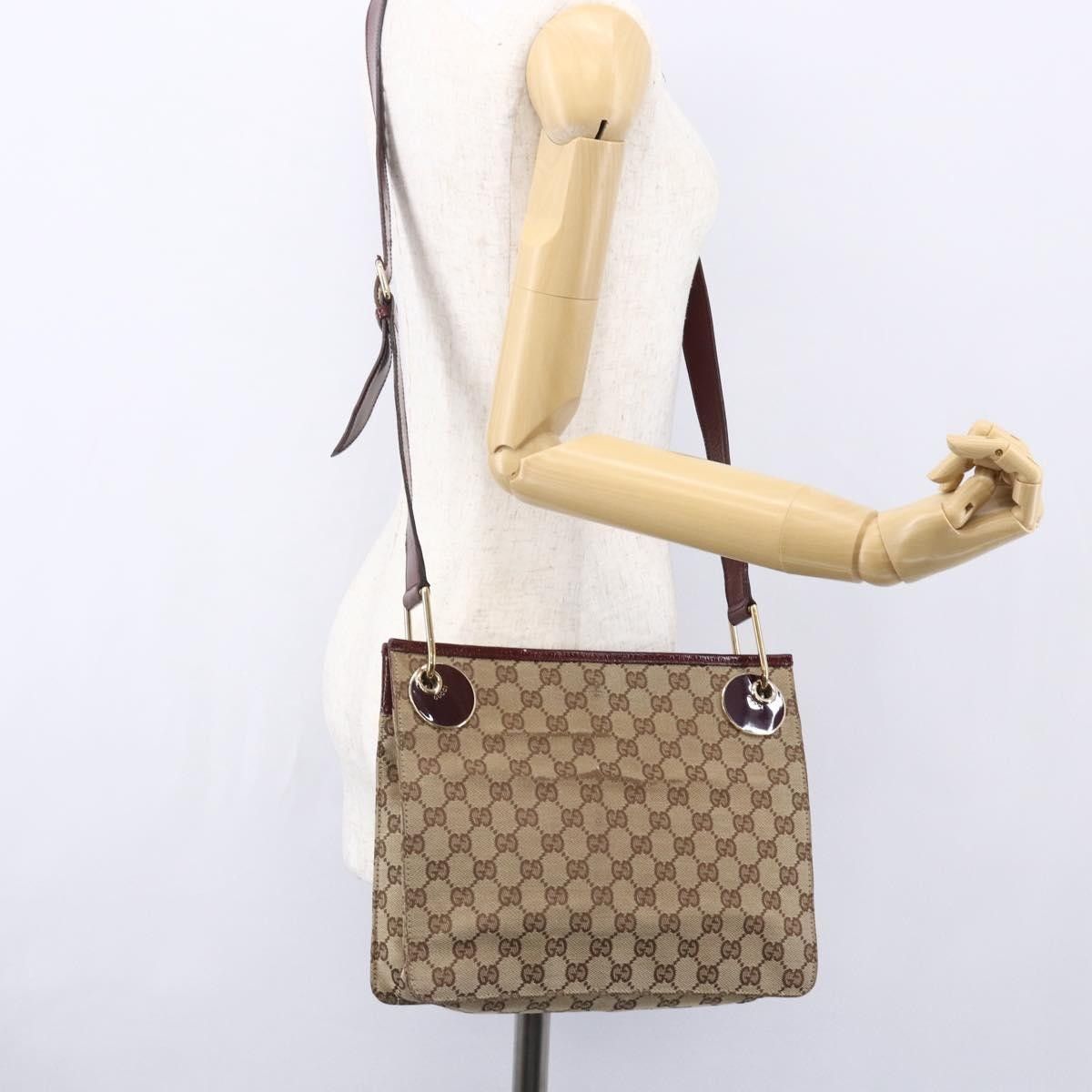Gucci Gucci Eclipse Messenger GG Canvas Size ONE SIZE - 13 Thumbnail