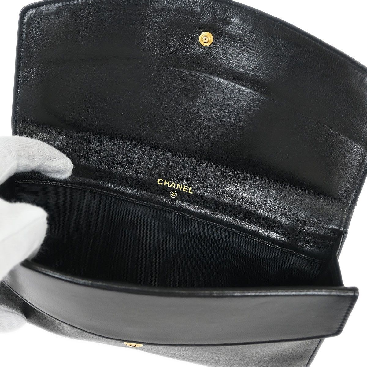 Chanel Chanel Vintage CC Flap Wallet Leather Size ONE SIZE - 3 Thumbnail